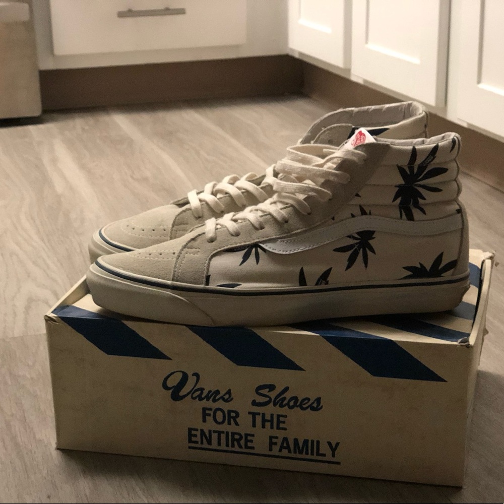 Vans Sk8 Hi originals ‘palm leaf’ 1st edition